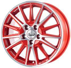Felgi aluminiowe CMS CMS C23 Diamond Red Gloss