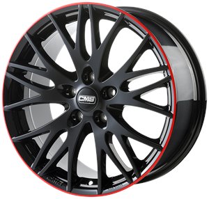 CMS C8 Black Red Gloss