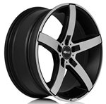 Felgi aluminiowe Brock Brock B35 Schwarz Matt Voll-Poliert [SMVP]