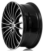 Felgi aluminiowe Brock Brock B24 Schwarz Glanz Voll-Poliert [SGVP]