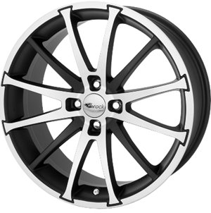 RC Design RC18 Schwarz Matt Voll-Poliert [SMVP] 4 Holes